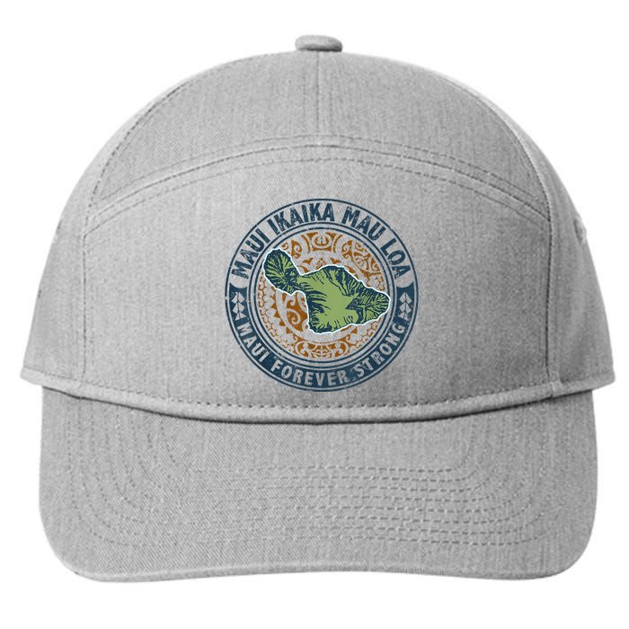 Pray For Maui Hawaii Strong 7-Panel Snapback Hat