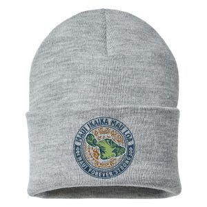 Pray For Maui Hawaii Strong Sustainable Knit Beanie