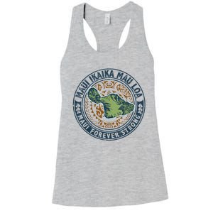 Pray For Maui Hawaii Strong Women's Racerback Tank