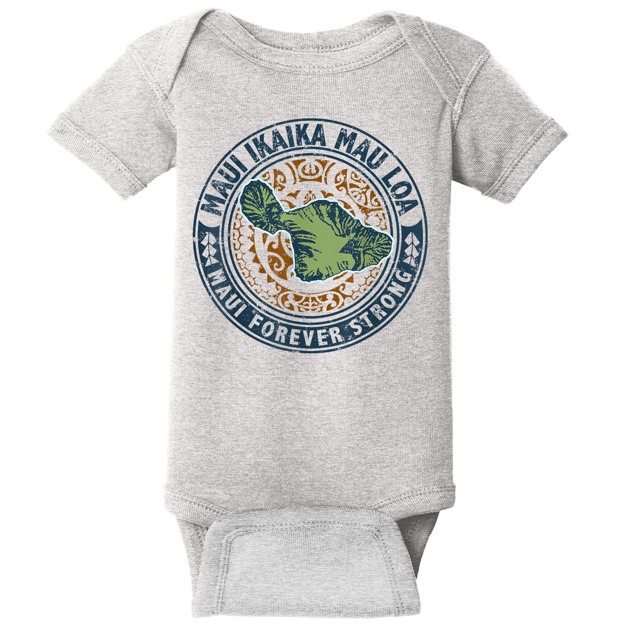 Pray For Maui Hawaii Strong Baby Bodysuit