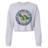Pray For Maui Hawaii Strong Cropped Pullover Crew