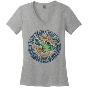 Pray For Maui Hawaii Strong Women's V-Neck T-Shirt