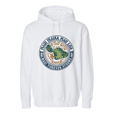 Pray For Maui Hawaii Strong Garment-Dyed Fleece Hoodie