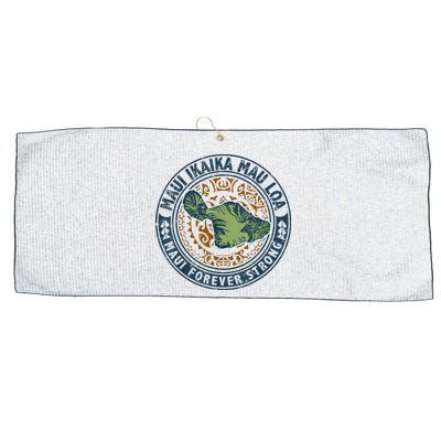 Pray For Maui Hawaii Strong Large Microfiber Waffle Golf Towel