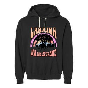 Pray For Maui Hawaii Strong Garment-Dyed Fleece Hoodie