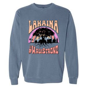 Pray For Maui Hawaii Strong Garment-Dyed Sweatshirt