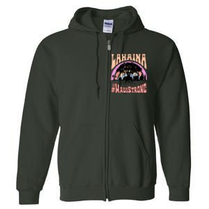 Pray For Maui Hawaii Strong Full Zip Hoodie