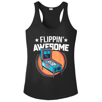 Pinball For Men Flippin' Awesome Flipping Arcade Ladies PosiCharge Competitor Racerback Tank