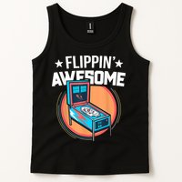 Pinball For Men Flippin' Awesome Flipping Arcade Tank Top