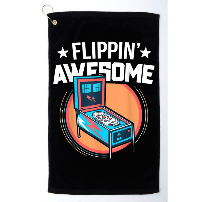 Pinball For Men Flippin' Awesome Flipping Arcade Golf Towel