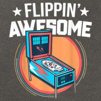 Pinball For Men Flippin' Awesome Flipping Arcade Cotton Canvas Backpack