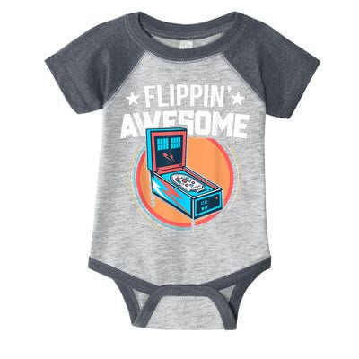 Pinball For Men Flippin' Awesome Flipping Arcade Infant Baby Jersey Bodysuit