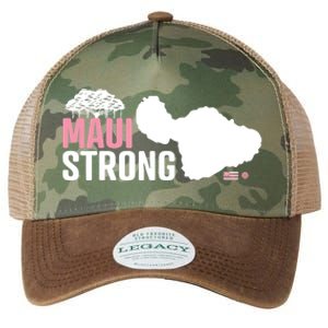 Pray For Maui Hawaii Strong Hawaii Fire Support Legacy Tie Dye Trucker Hat