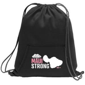 Pray For Maui Hawaii Strong Hawaii Fire Support Sweatshirt Cinch Pack Bag