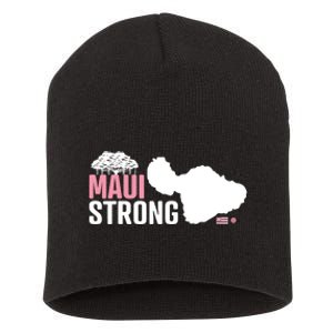 Pray For Maui Hawaii Strong Hawaii Fire Support Short Acrylic Beanie