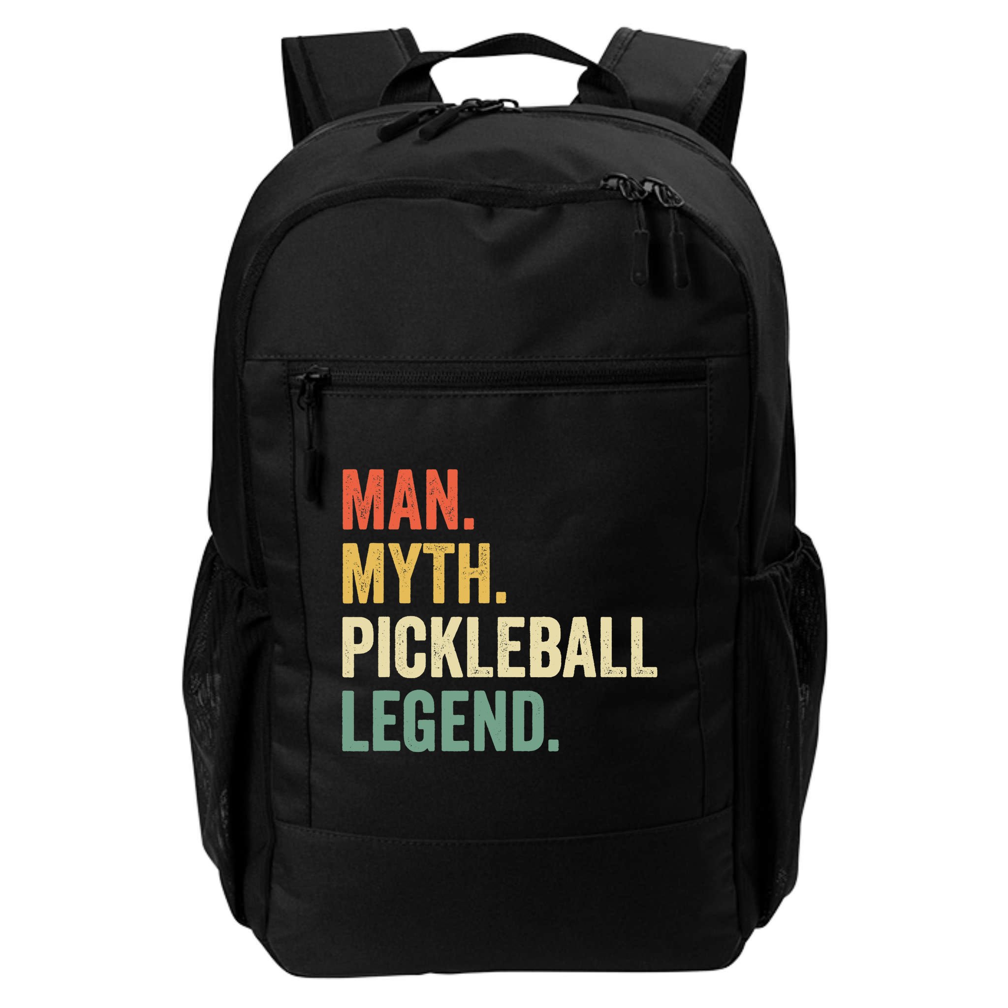 Pickleball Funny Man Myth Legend Father's Day Vintage Backpack