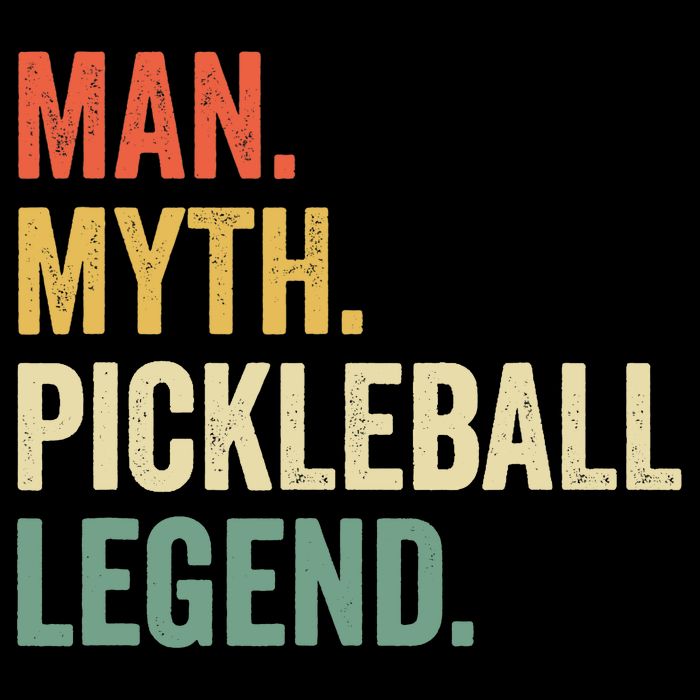 Pickleball Funny Man Myth Legend Father's Day Vintage Backpack