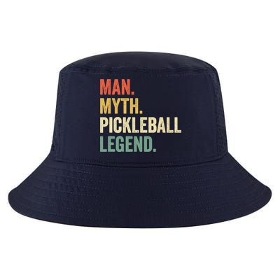 Pickleball Funny Man Myth Legend Father's Day Vintage Cool Comfort Performance Bucket Hat