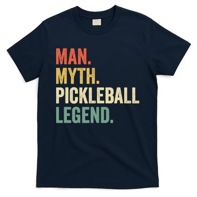 Pickleball Funny Man Myth Legend Father's Day Vintage T-Shirt