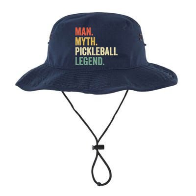 Pickleball Funny Man Myth Legend Father's Day Vintage Bucket Hat