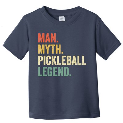 Pickleball Funny Man Myth Legend Father's Day Vintage Toddler T-Shirt