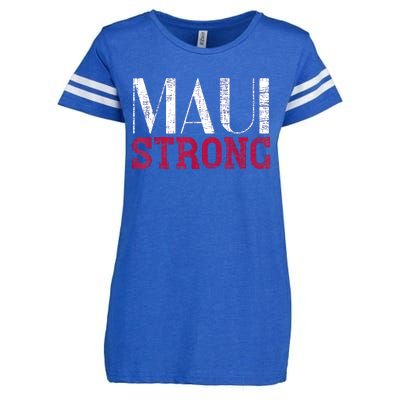 Pray For Maui Hawaii Strong Enza Ladies Jersey Football T-Shirt