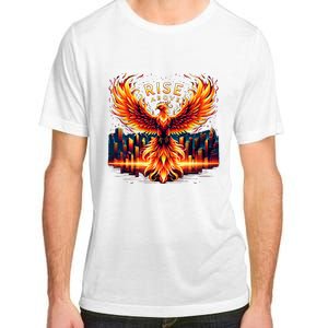 Phoenix Fire Mythical Bird Inspirational Motivational Adult ChromaSoft Performance T-Shirt