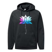 Ph Funny Massage Therapist Costume Color Lotus Therapy Performance Fleece Hoodie