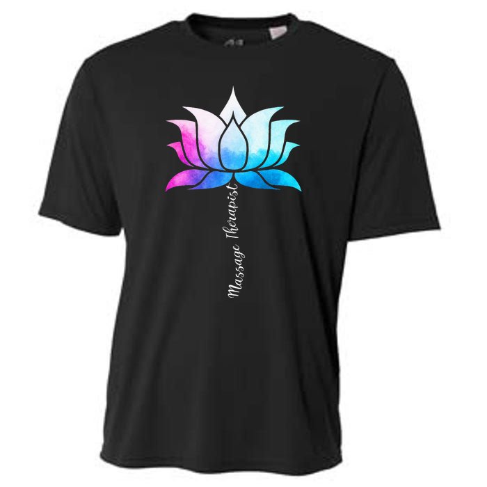 Ph Funny Massage Therapist Costume Color Lotus Therapy Cooling Performance Crew T-Shirt