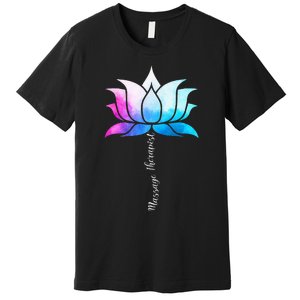 Ph Funny Massage Therapist Costume Color Lotus Therapy Premium T-Shirt