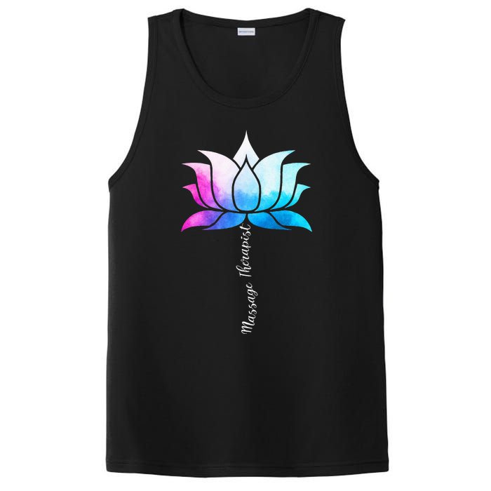 Ph Funny Massage Therapist Costume Color Lotus Therapy PosiCharge Competitor Tank