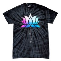 Ph Funny Massage Therapist Costume Color Lotus Therapy Tie-Dye T-Shirt