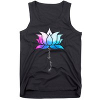 Ph Funny Massage Therapist Costume Color Lotus Therapy Tank Top