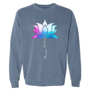 Ph Funny Massage Therapist Costume Color Lotus Therapy Garment-Dyed Sweatshirt