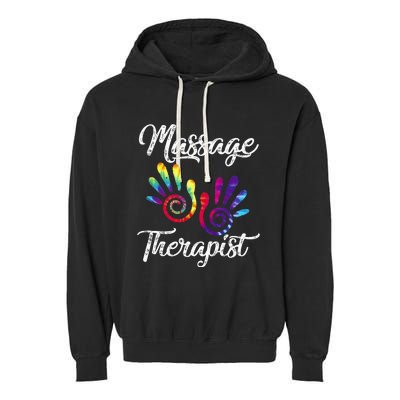 Ph Funny Massage Therapist Costume Hand Therapy Garment-Dyed Fleece Hoodie