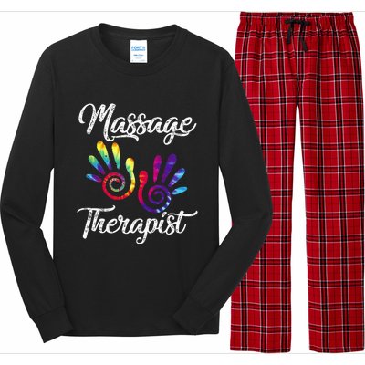 Ph Funny Massage Therapist Costume Hand Therapy Long Sleeve Pajama Set