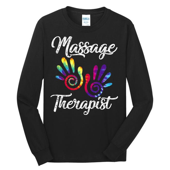 Ph Funny Massage Therapist Costume Hand Therapy Tall Long Sleeve T-Shirt