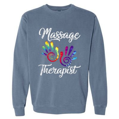 Ph Funny Massage Therapist Costume Hand Therapy Garment-Dyed Sweatshirt