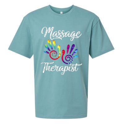 Ph Funny Massage Therapist Costume Hand Therapy Sueded Cloud Jersey T-Shirt