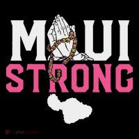 Pray For Maui Hawaii Strong Drawstring Bag