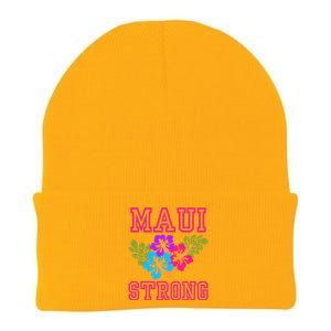 Pray For Maui Hawaii Strong Lahaina Hawaiian Islands Knit Cap Winter Beanie