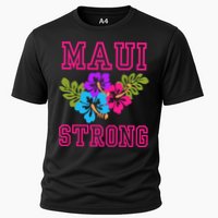 Pray For Maui Hawaii Strong Lahaina Hawaiian Islands Cooling Performance Crew T-Shirt