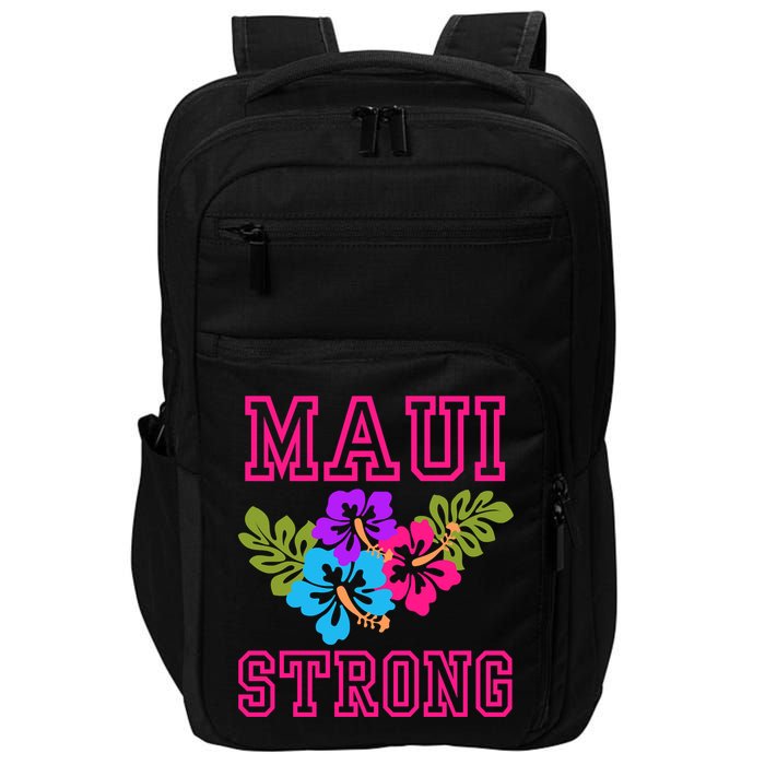 Pray For Maui Hawaii Strong Lahaina Hawaiian Islands Impact Tech Backpack