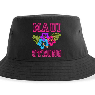 Pray For Maui Hawaii Strong Lahaina Hawaiian Islands Sustainable Bucket Hat