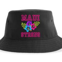 Pray For Maui Hawaii Strong Lahaina Hawaiian Islands Sustainable Bucket Hat
