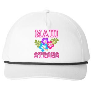 Pray For Maui Hawaii Strong Lahaina Hawaiian Islands Snapback Five-Panel Rope Hat