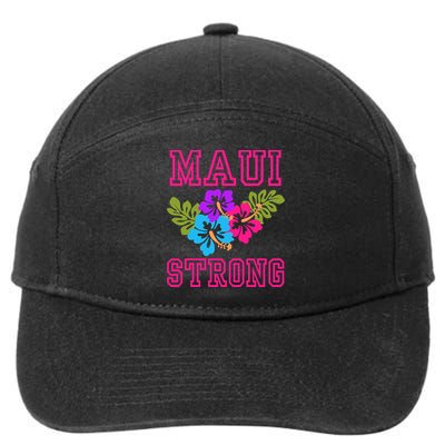 Pray For Maui Hawaii Strong Lahaina Hawaiian Islands 7-Panel Snapback Hat