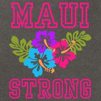 Pray For Maui Hawaii Strong Lahaina Hawaiian Islands Cotton Canvas Backpack