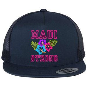 Pray For Maui Hawaii Strong Lahaina Hawaiian Islands Flat Bill Trucker Hat