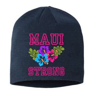 Pray For Maui Hawaii Strong Lahaina Hawaiian Islands Sustainable Beanie